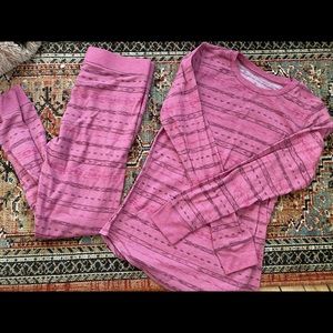 Pink/Tribal Cuddl Duds PJ set